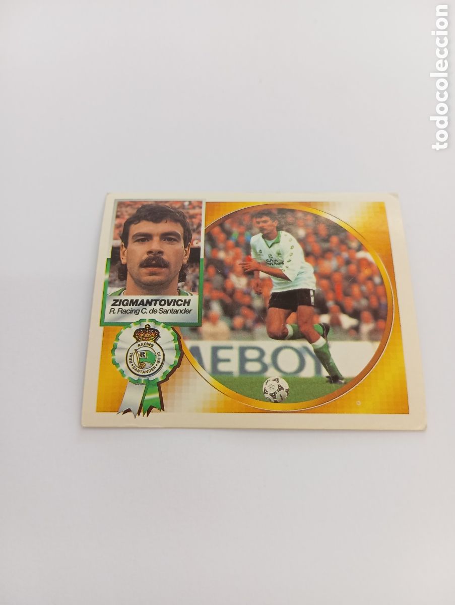Cromos de F&uacute;tbol: ZIGMANTOVICH Racing de Santander Liga Este 1994 1995 NUEVO SIN PEGAR PANINI 94 95