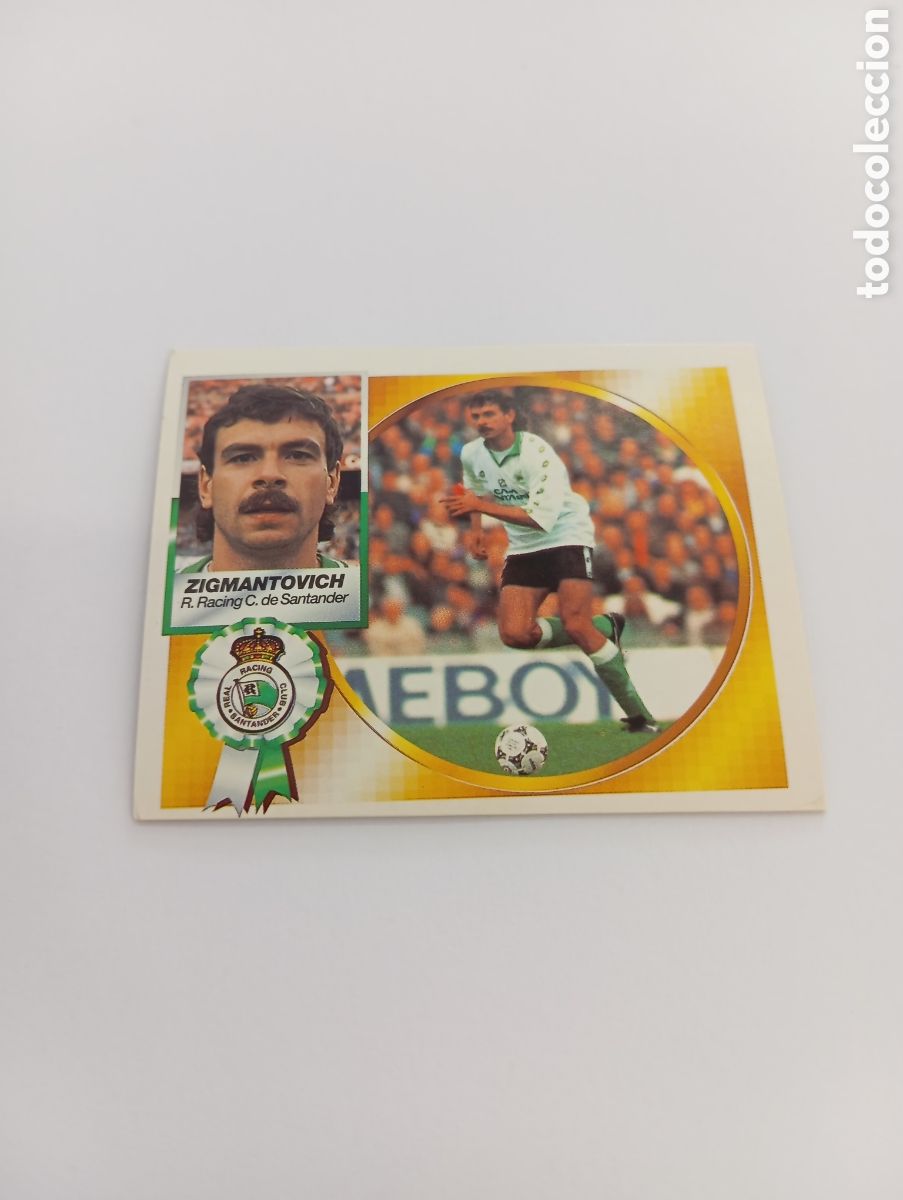 Cromos de F&uacute;tbol: ZIGMANTOVICH Racing de Santander Liga Este 1994 1995 NUEVO SIN PEGAR PANINI 94 95