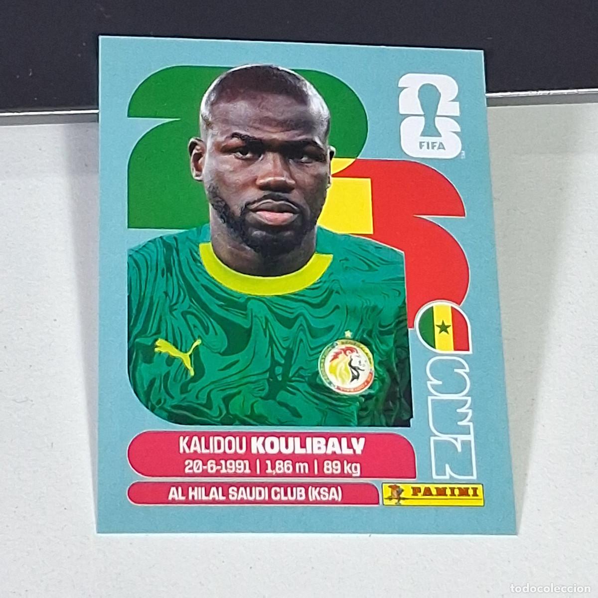 Cromos de F&uacute;tbol: B3 SEN8 KALIDOU KOULIBALY 8 SENEGAL SEN MUNDIAL FIFA WORLD CUP 2026 STICKER PANINI