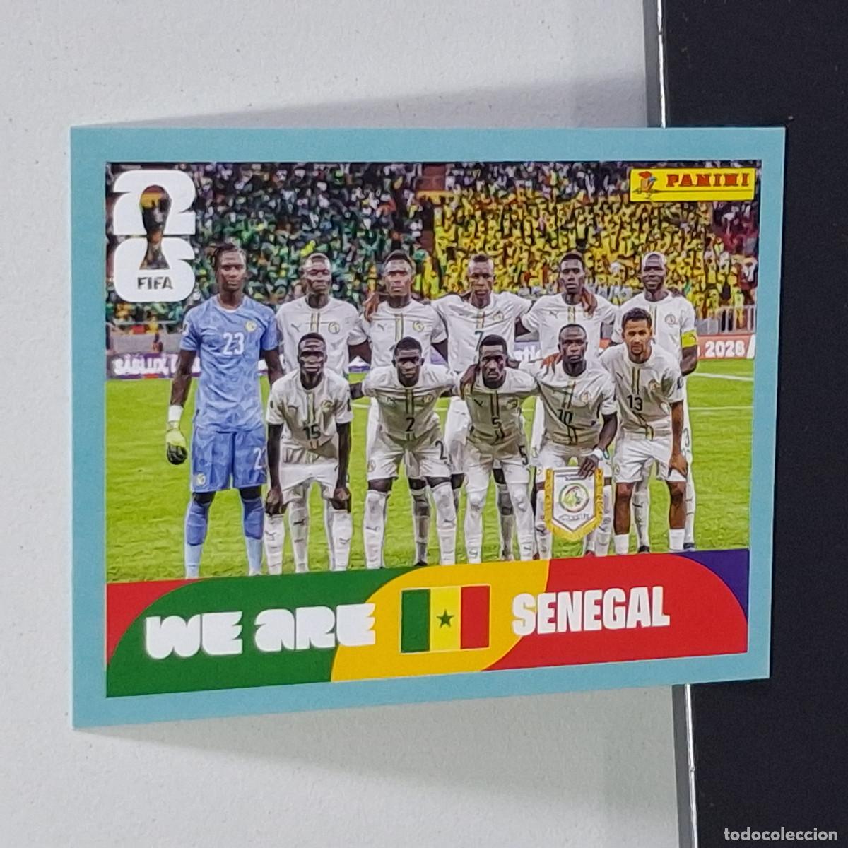Cromos de F&uacute;tbol: B3 SEN13 TEAM PHOTO EQUIPO 13 SENEGAL SEN MUNDIAL FIFA WORLD CUP 2026 STICKER PANINI