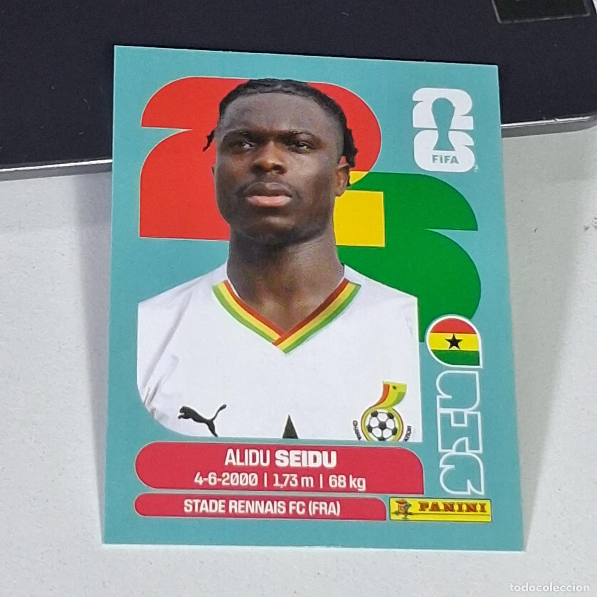 Cromos de F&uacute;tbol: B3 GHA5 ALIDU SEIDU 5 GHANA GHA MUNDIAL FIFA WORLD CUP 2026 STICKER PANINI