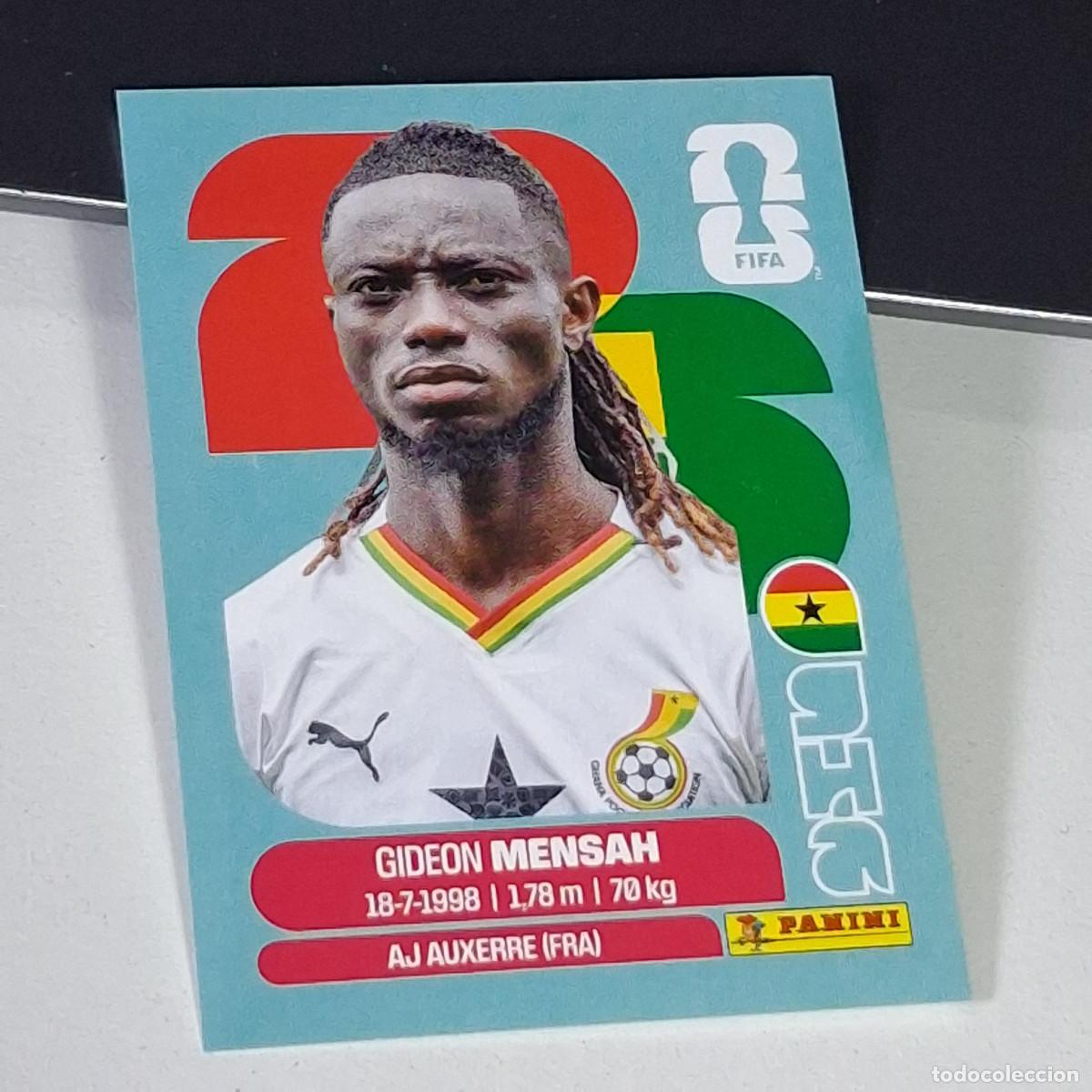 Cromos de F&uacute;tbol: B3 GHA7 GIDEON MENSAH 7 GHANA GHA MUNDIAL FIFA WORLD CUP 2026 STICKER PANINI