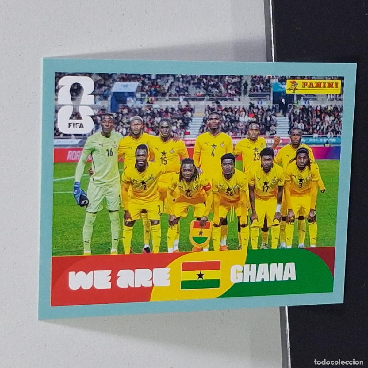Cromos de F&uacute;tbol: B3 GHA 13 GHA13 PLANTILLA EQUIPO TEAM GHANA GHA MUNDIAL FIFA WORLD CUP 2026 STICKER PANINI