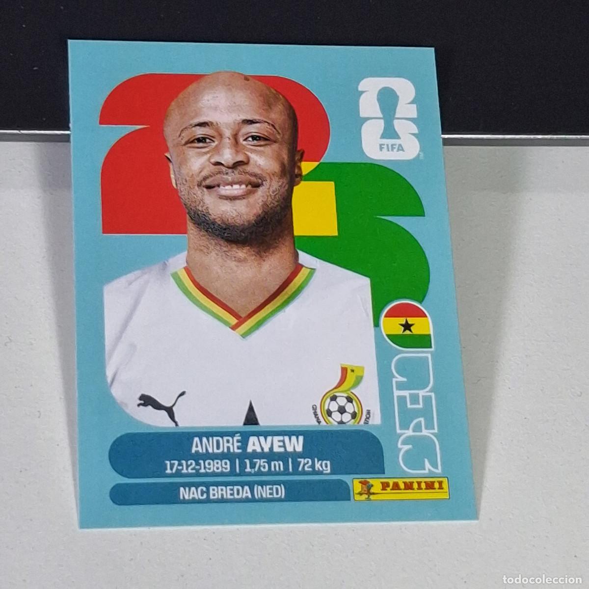 Cromos de F&uacute;tbol: B3 GHA17 ANDREW AYEW 17 GHANA GHA MUNDIAL FIFA WORLD CUP 2026 STICKER PANINI
