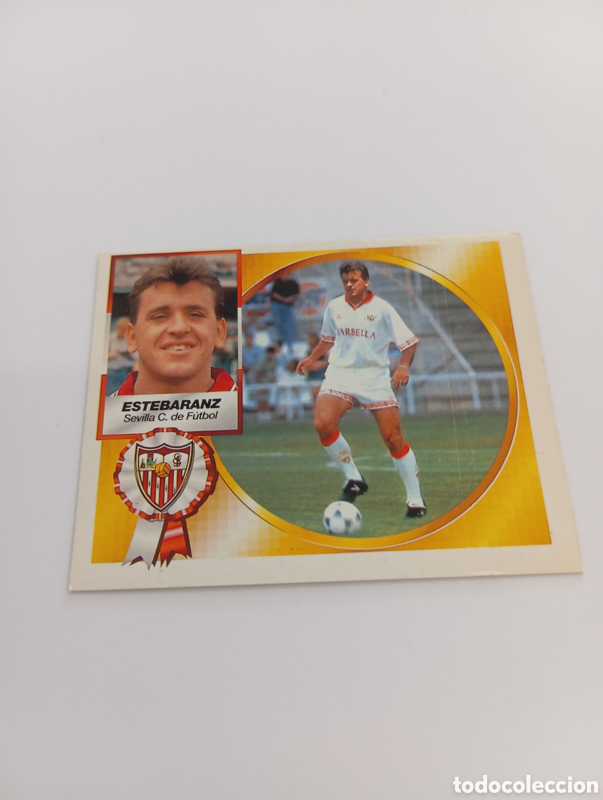 Cromos de F&uacute;tbol: ESTEBARANZ COLOCA Sevilla Liga Este 1994 1995 NUEVO SIN PEGAR PANINI 94 95