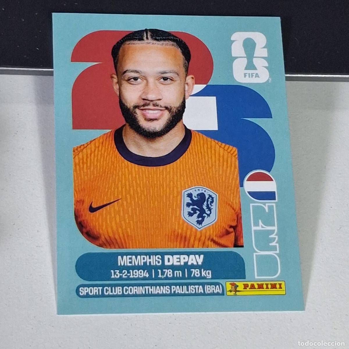 Cromos de F&uacute;tbol: B3 NED17 MEMPHIS DEPAY 17 PA&Iacute;SES BAJOS HOLANDA NED MUNDIAL FIFA WORLD CUP 2026 STICKER PANINI