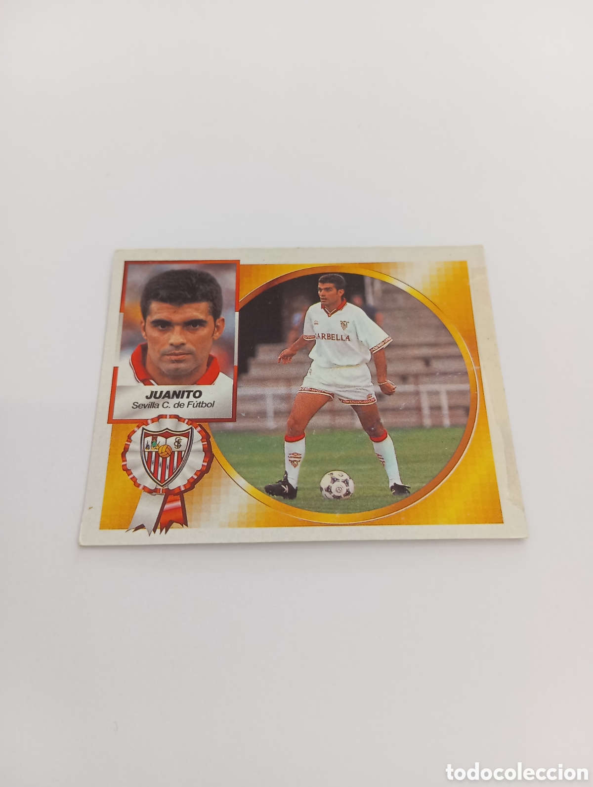 Cromos de F&uacute;tbol: JUANITO COLOCA Sevilla Liga Este 1994 1995 Recuperado PANINI 94 95
