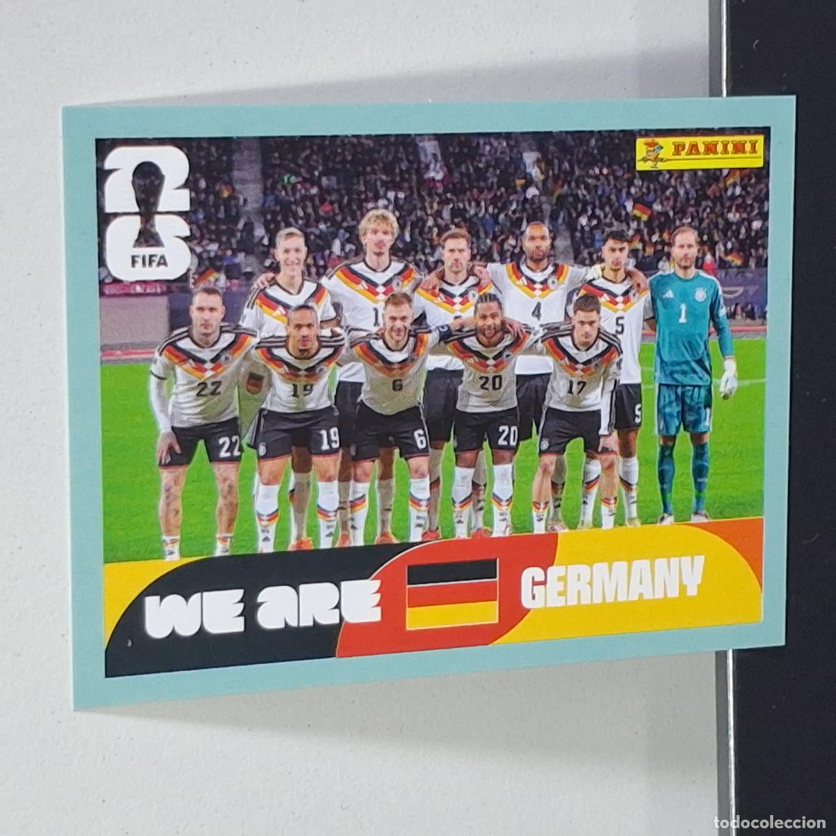 Cromos de F&uacute;tbol: B3 GER13 TEAM PHOTO EQUIPO 13 ALEMANIA GERMANY GER MUNDIAL FIFA WORLD CUP 2026 STICKER PANINI