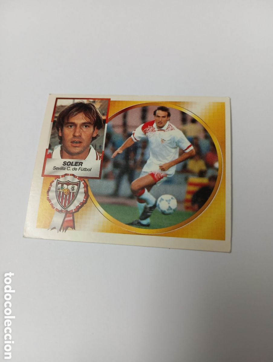 Cromos de F&uacute;tbol: SOLER Sevilla Liga Este 1994 1995 NUEVO SIN PEGAR PANINI 94 95