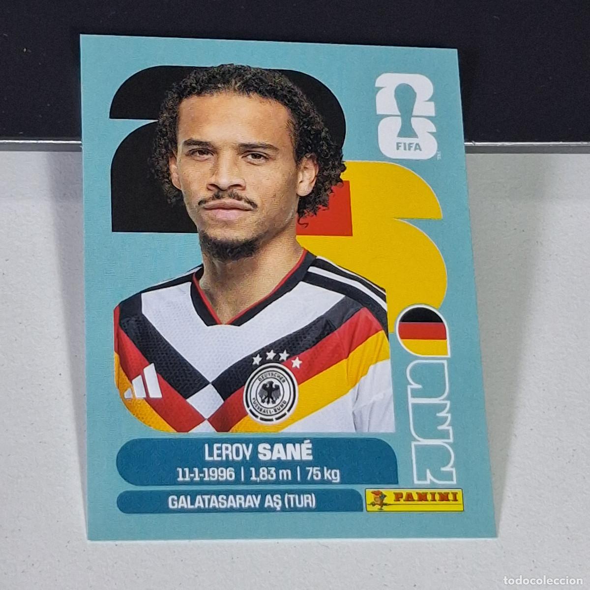 Cromos de F&uacute;tbol: B3 GER18 LEROY SAN&Eacute; 18 ALEMANIA GERMANY GER MUNDIAL FIFA WORLD CUP 2026 STICKER PANINI