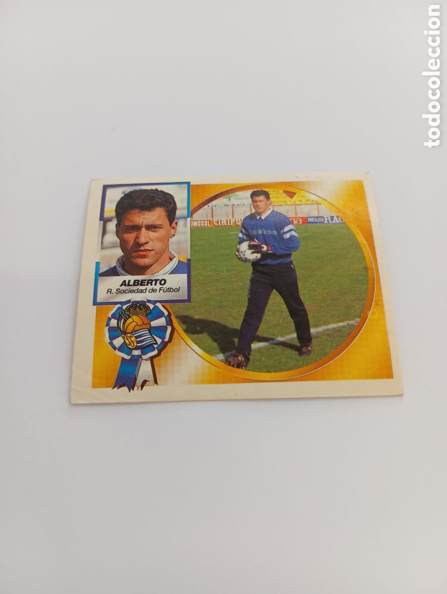Cromos de F&uacute;tbol: ALBERTO Real Sociedad Liga Este 1994 1995 NUEVO SIN PEGAR PANINI 94 95