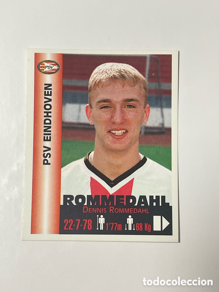 Cromos de F&uacute;tbol: Dennis Rommedahl PSV Eindhoven Panini Equipos de Europa 1999 #286