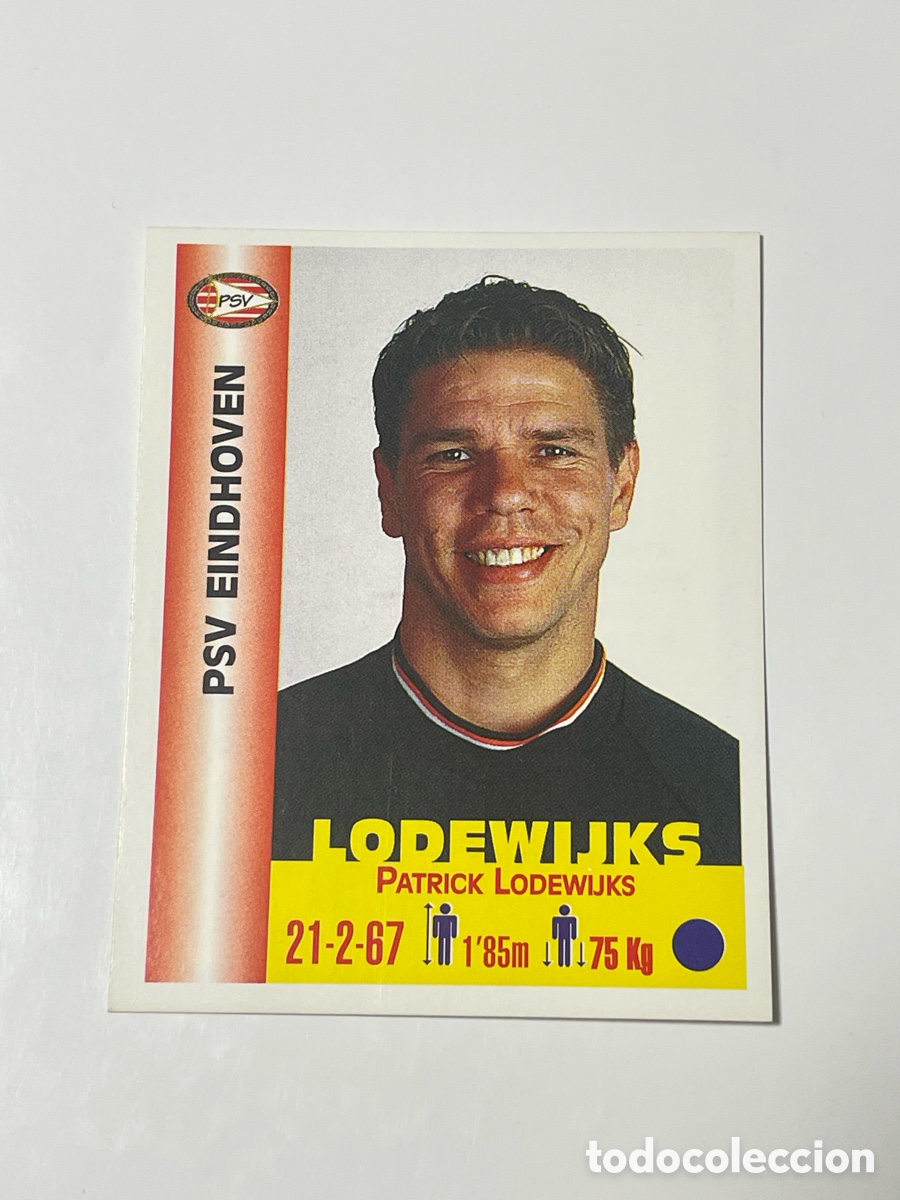 Cromos de F&uacute;tbol: Patrick Lodewijks PSV Eindhoven Panini Equipos de Europa 1999 #288