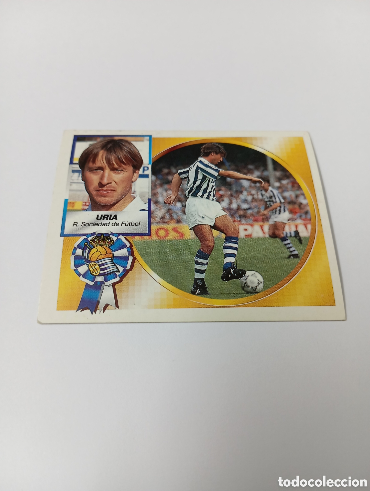 Cromos de F&uacute;tbol: URIA Real Sociedad Liga Este 1994 1995 NUEVO SIN PEGAR PANINI 94 95