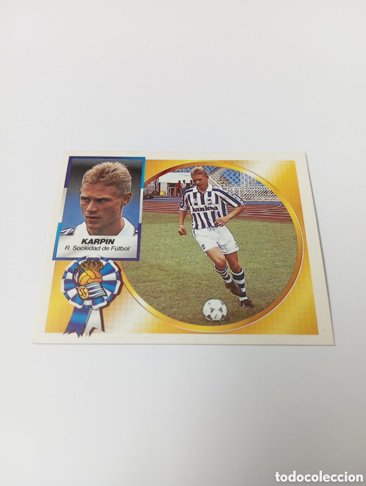 Cromos de F&uacute;tbol: KARPIN COLOCA Real Sociedad Liga Este 1994 1995 NUEVO SIN PEGAR PANINI 94 95