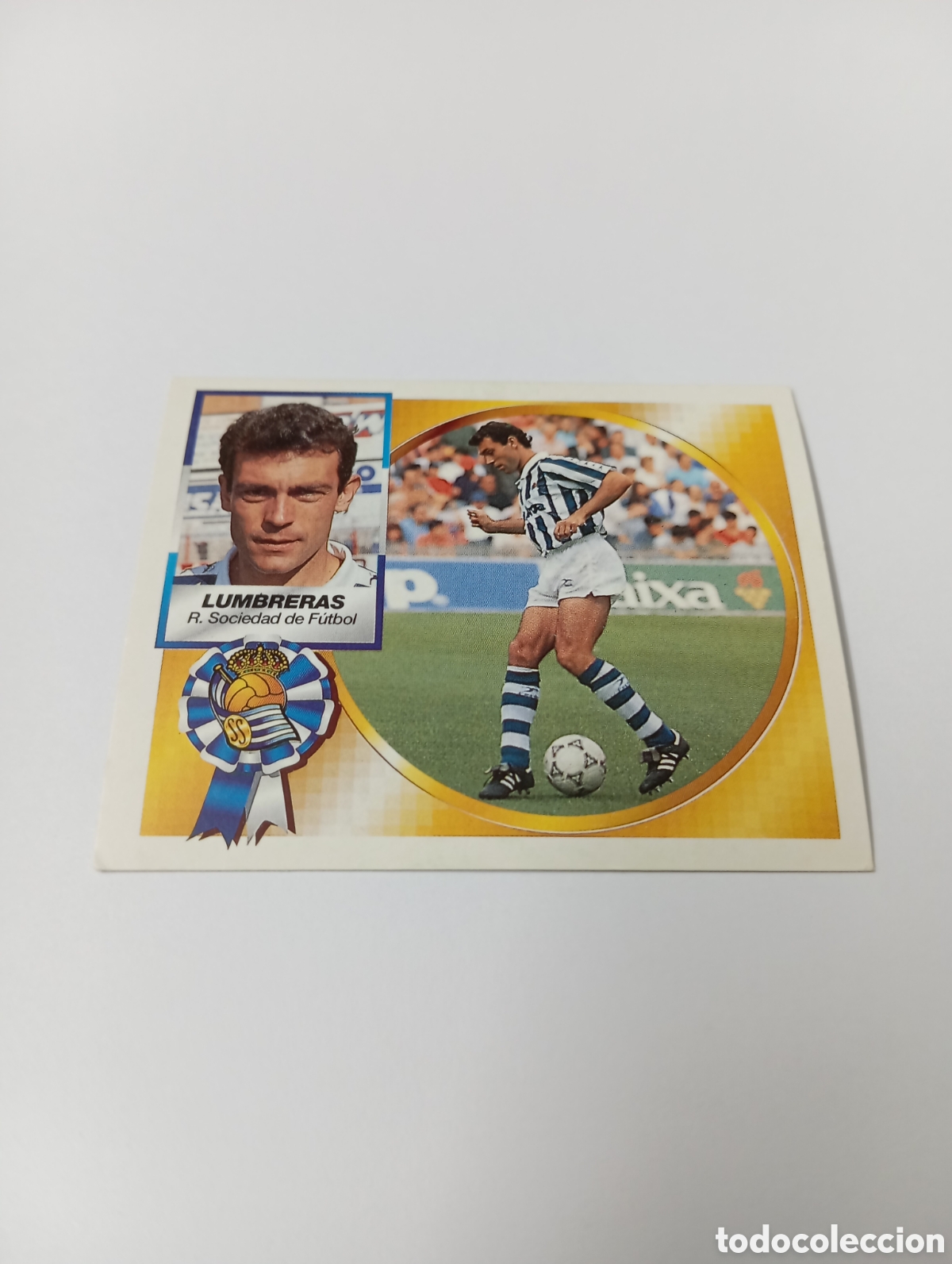 Cromos de F&uacute;tbol: LUMBRERAS Real Sociedad Liga Este 1994 1995 NUEVO SIN PEGAR PANINI 94 95