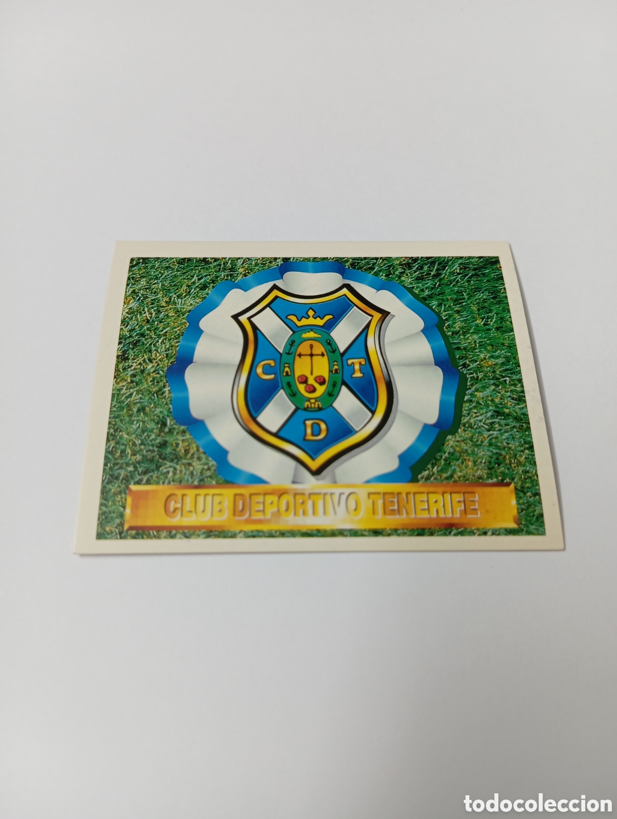 Cromos de F&uacute;tbol: ESCUDO TENERIFE Liga Este 1994 1995 NUEVO SIN PEGAR PANINI 94 95