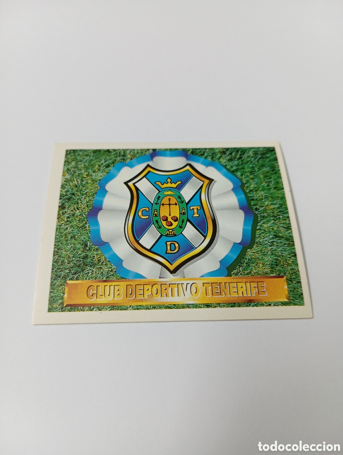 Cromos de F&uacute;tbol: ESCUDO TENERIFE Liga Este 1994 1995 NUEVO SIN PEGAR PANINI 94 95