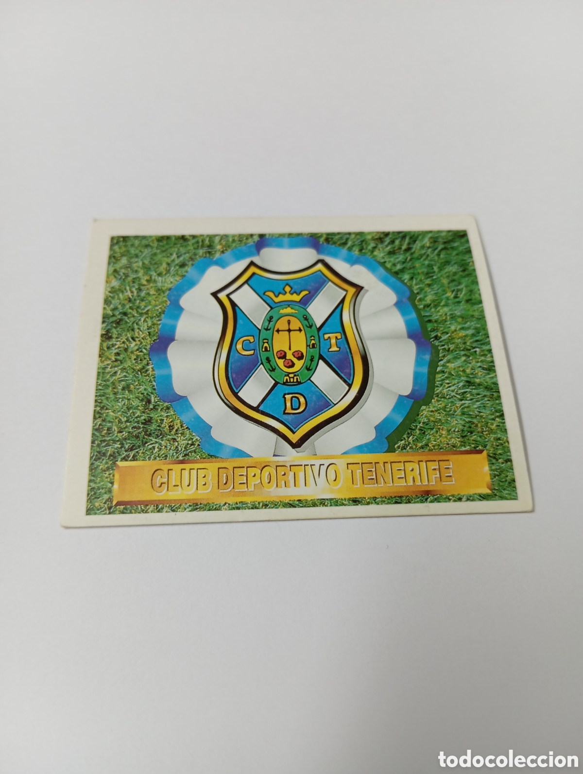 Cromos de F&uacute;tbol: ESCUDO TENERIFE Liga Este 1994 1995 NUEVO SIN PEGAR PANINI 94 95