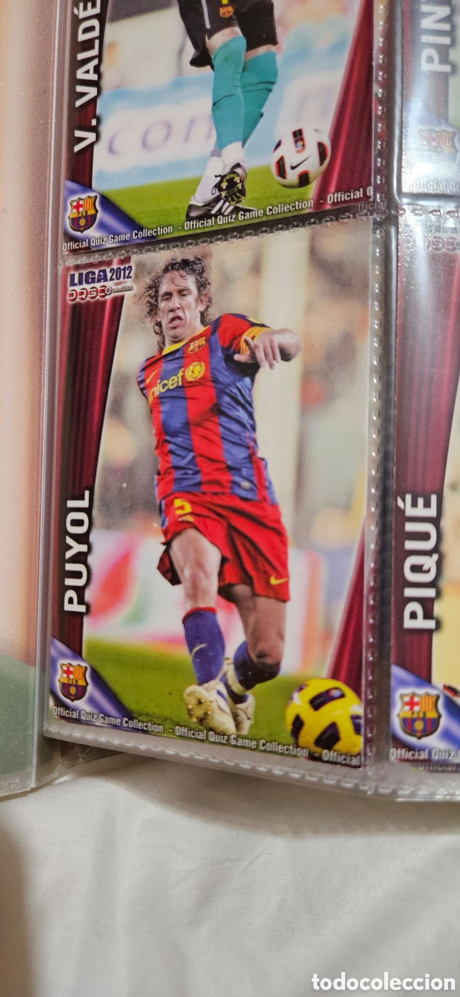 Cromos de F&uacute;tbol: Puyol 7 mundicromo Barcelona quiz 2011 2012 11 12 trading card