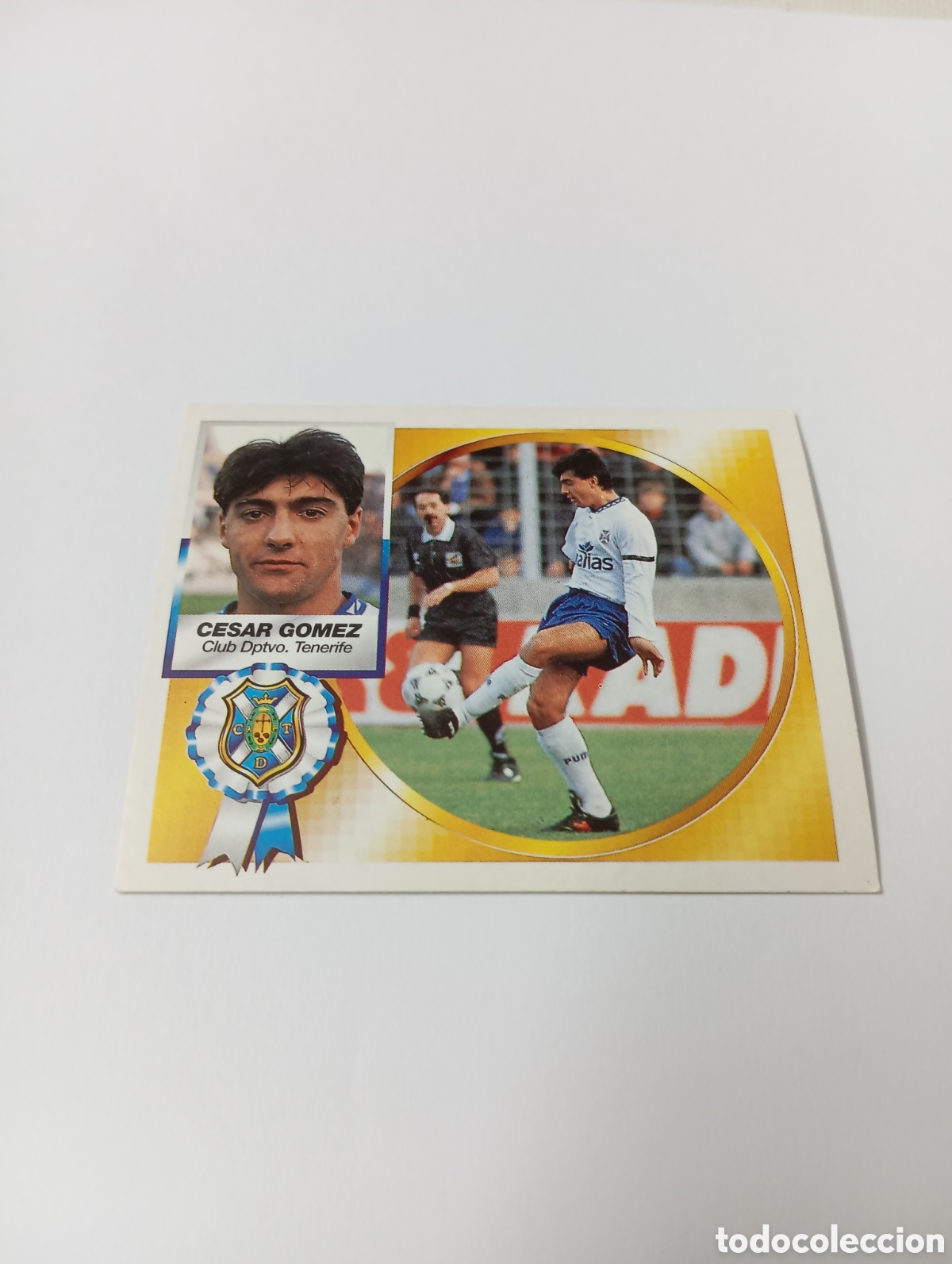 Cromos de F&uacute;tbol: C&Eacute;SAR G&Oacute;MEZ Tenerife Liga Este 1994 1995 NUEVO SIN PEGAR PANINI 94 95