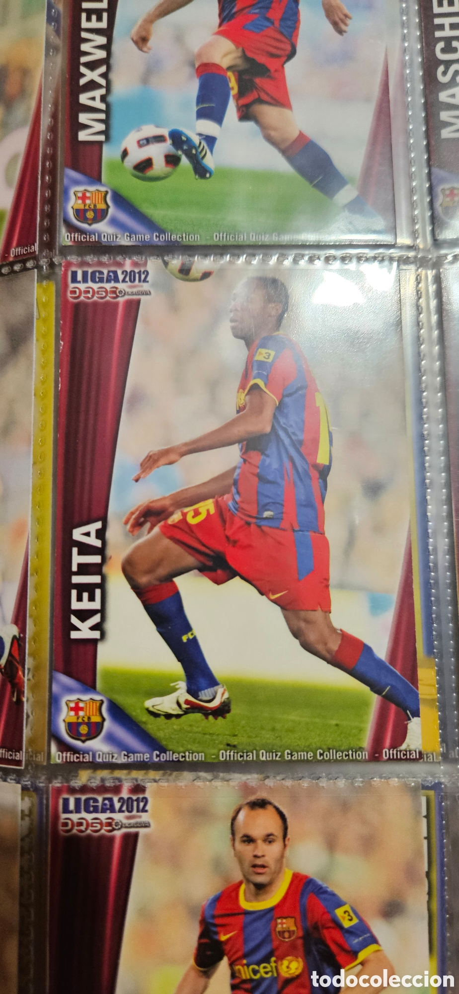 Cromos de F&uacute;tbol: 14 keita mundicromo Barcelona quiz 2011 2012 11 12 trading card