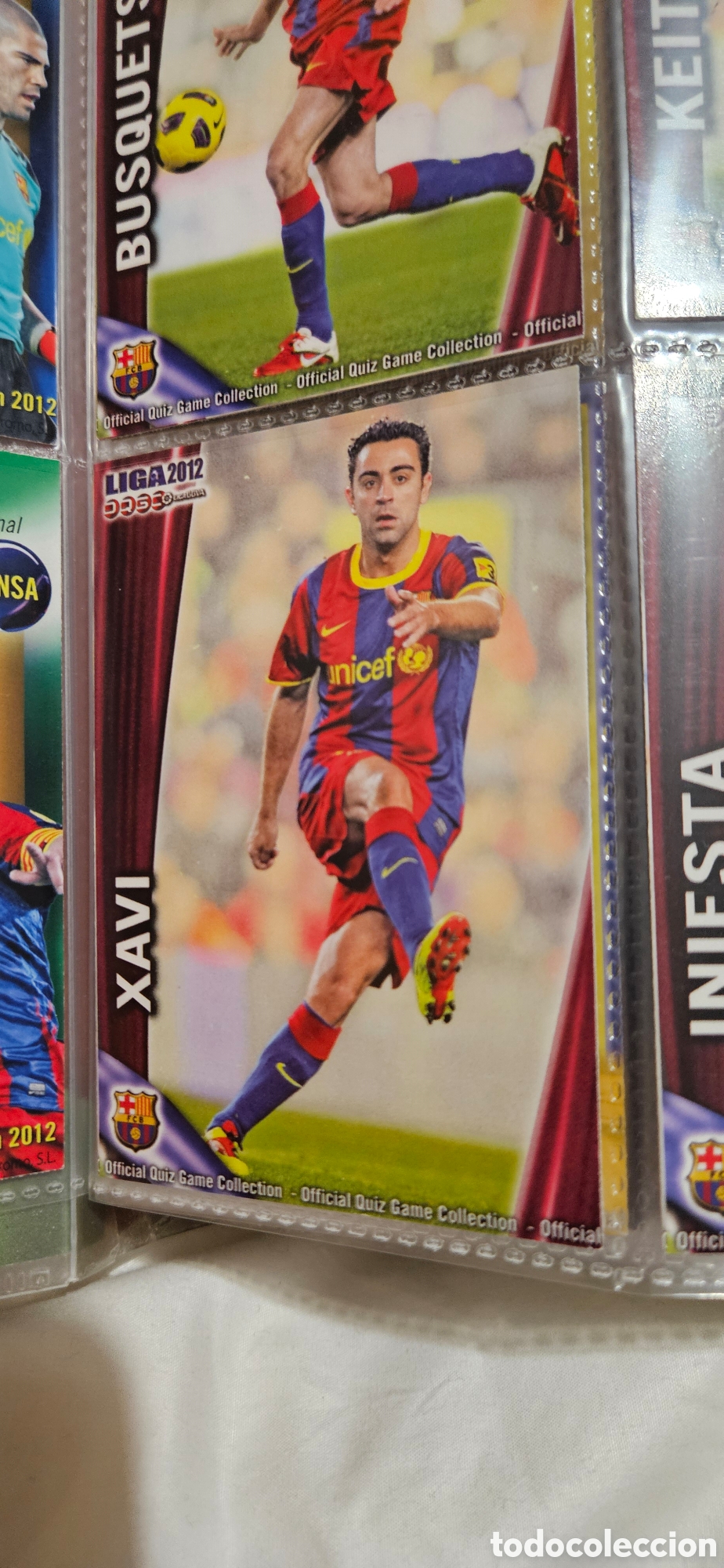 Cromos de F&uacute;tbol: 16 xavi mundicromo Barcelona quiz 2011 2012 11 12 trading card