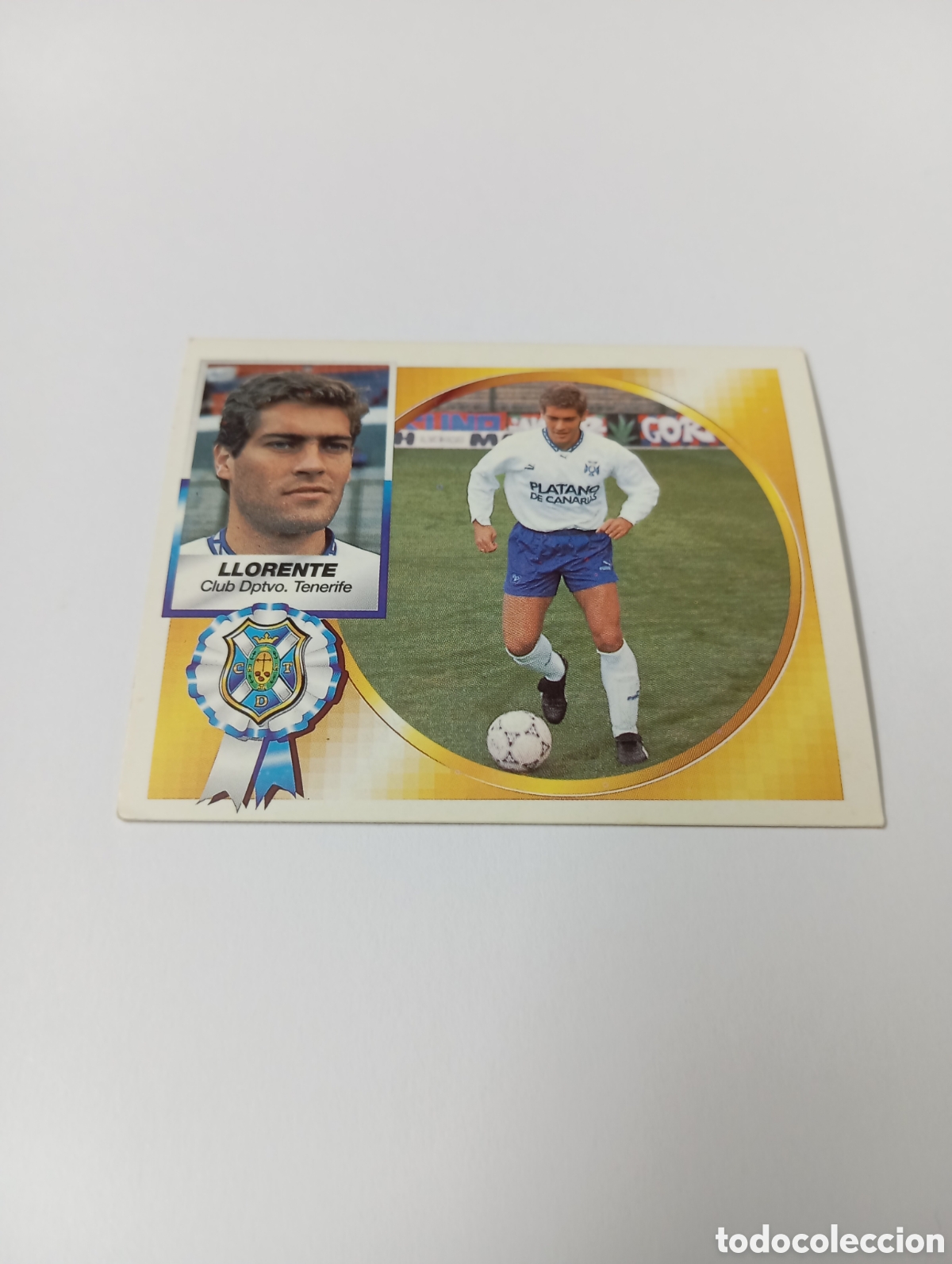 Cromos de F&uacute;tbol: LLORENTE Tenerife Liga Este 1994 1995 NUEVO SIN PEGAR PANINI 94 95