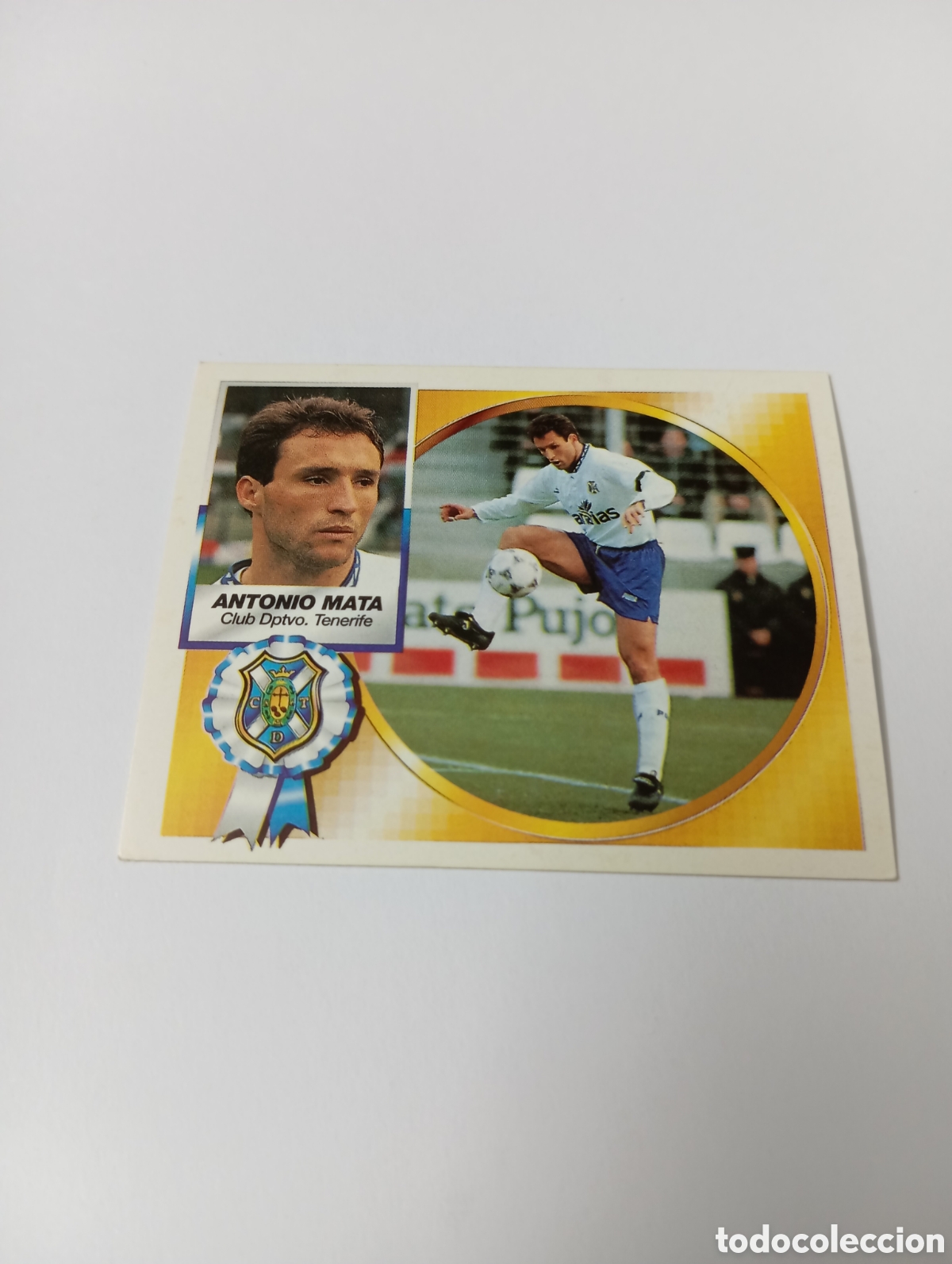 Cromos de F&uacute;tbol: ANTONIO MATA Tenerife Liga Este 1994 1995 NUEVO SIN PEGAR PANINI 94 95