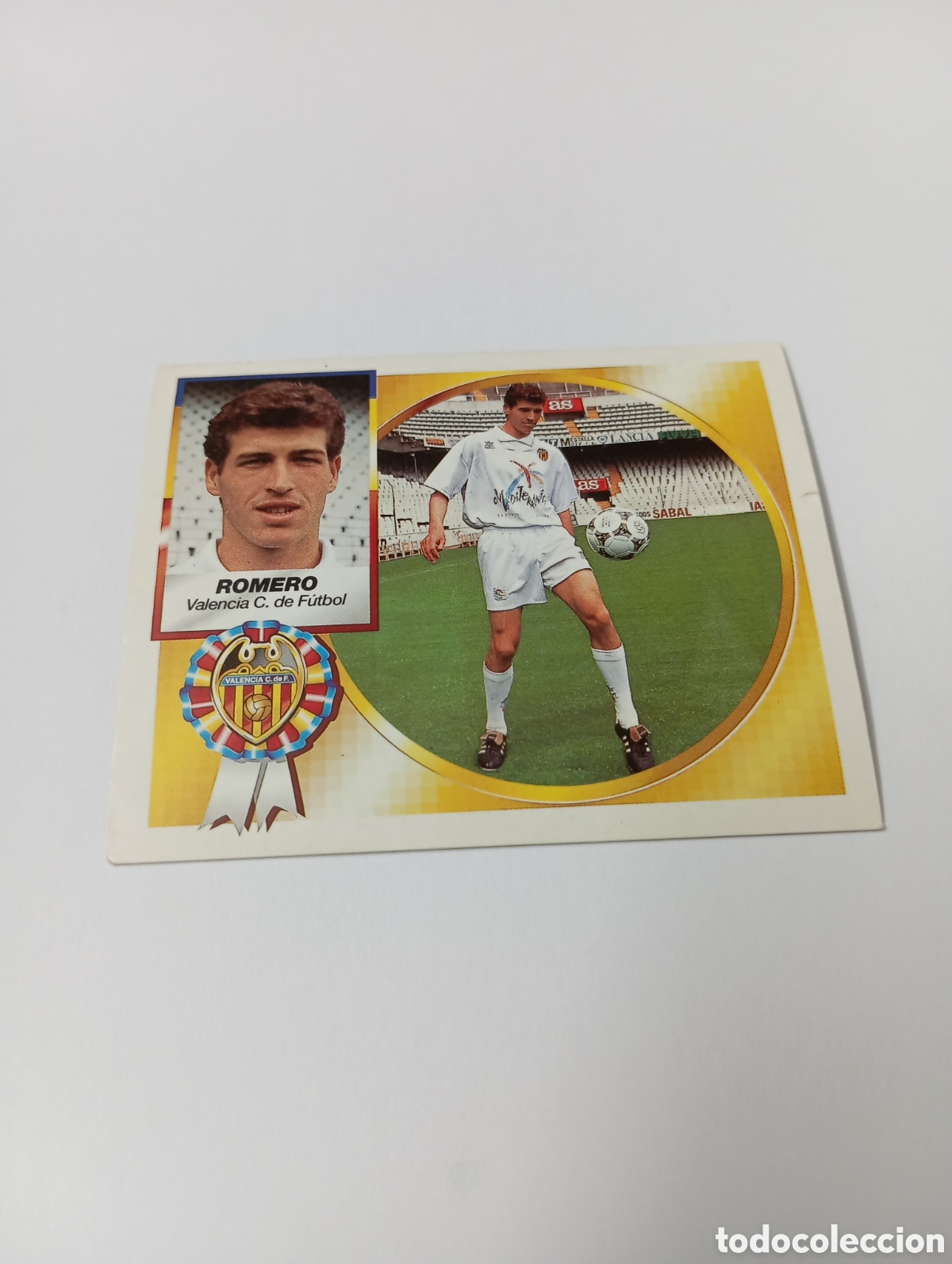 Cromos de F&uacute;tbol: ROMERO Valencia Liga Este 1994 1995 NUEVO SIN PEGAR PANINI 94 95