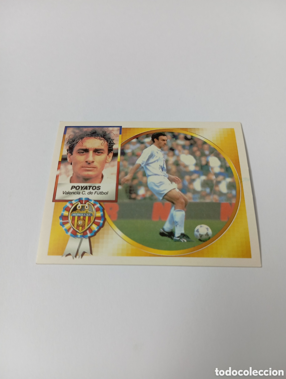 Cromos de F&uacute;tbol: POYATOS Valencia Liga Este 1994 1995 NUEVO SIN PEGAR PANINI 94 95