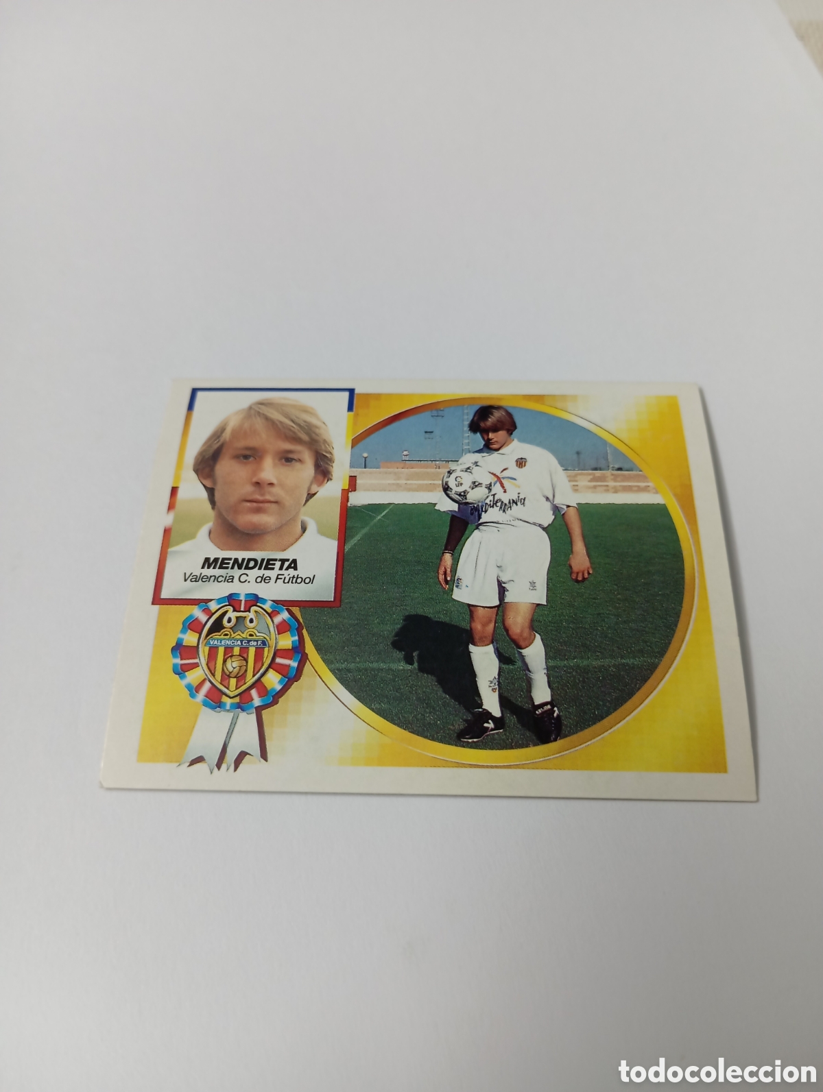 Cromos de F&uacute;tbol: MENDIETA Valencia Liga Este 1994 1995 NUEVO SIN PEGAR PANINI 94 95