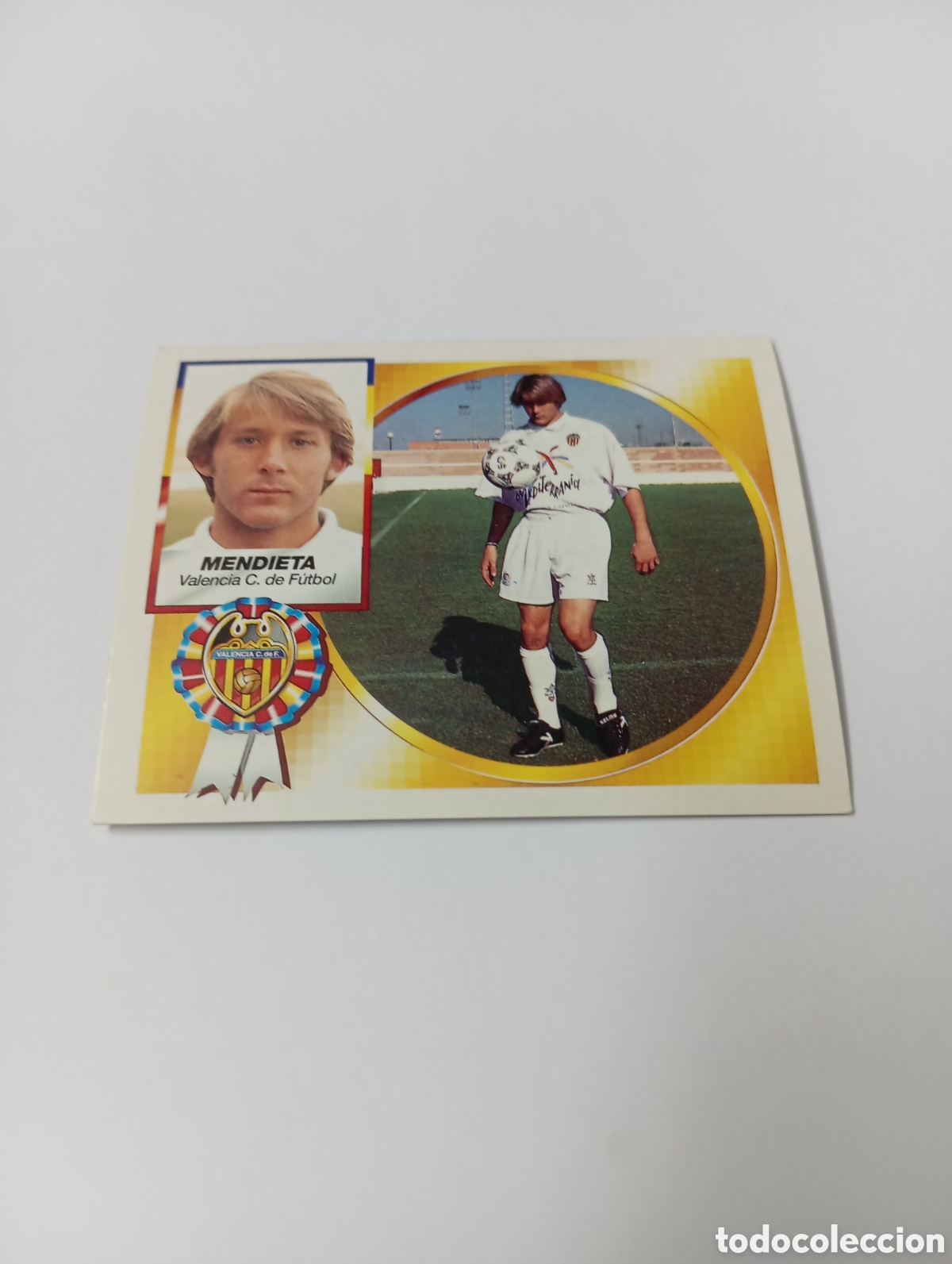 Cromos de F&uacute;tbol: MENDIETA Valencia Liga Este 1994 1995 NUEVO SIN PEGAR PANINI 94 95