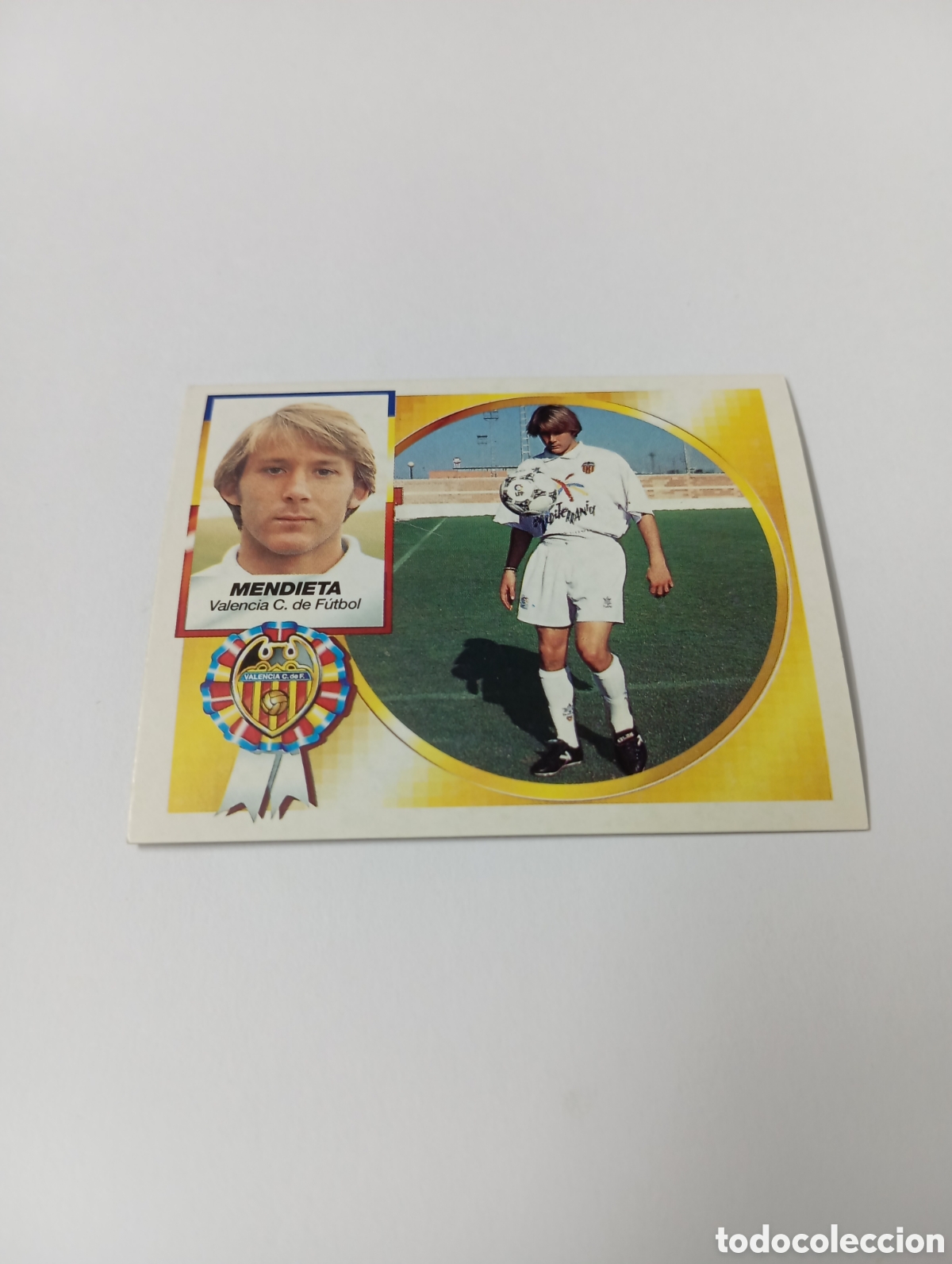 Cromos de F&uacute;tbol: MENDIETA Valencia Liga Este 1994 1995 NUEVO SIN PEGAR PANINI 94 95