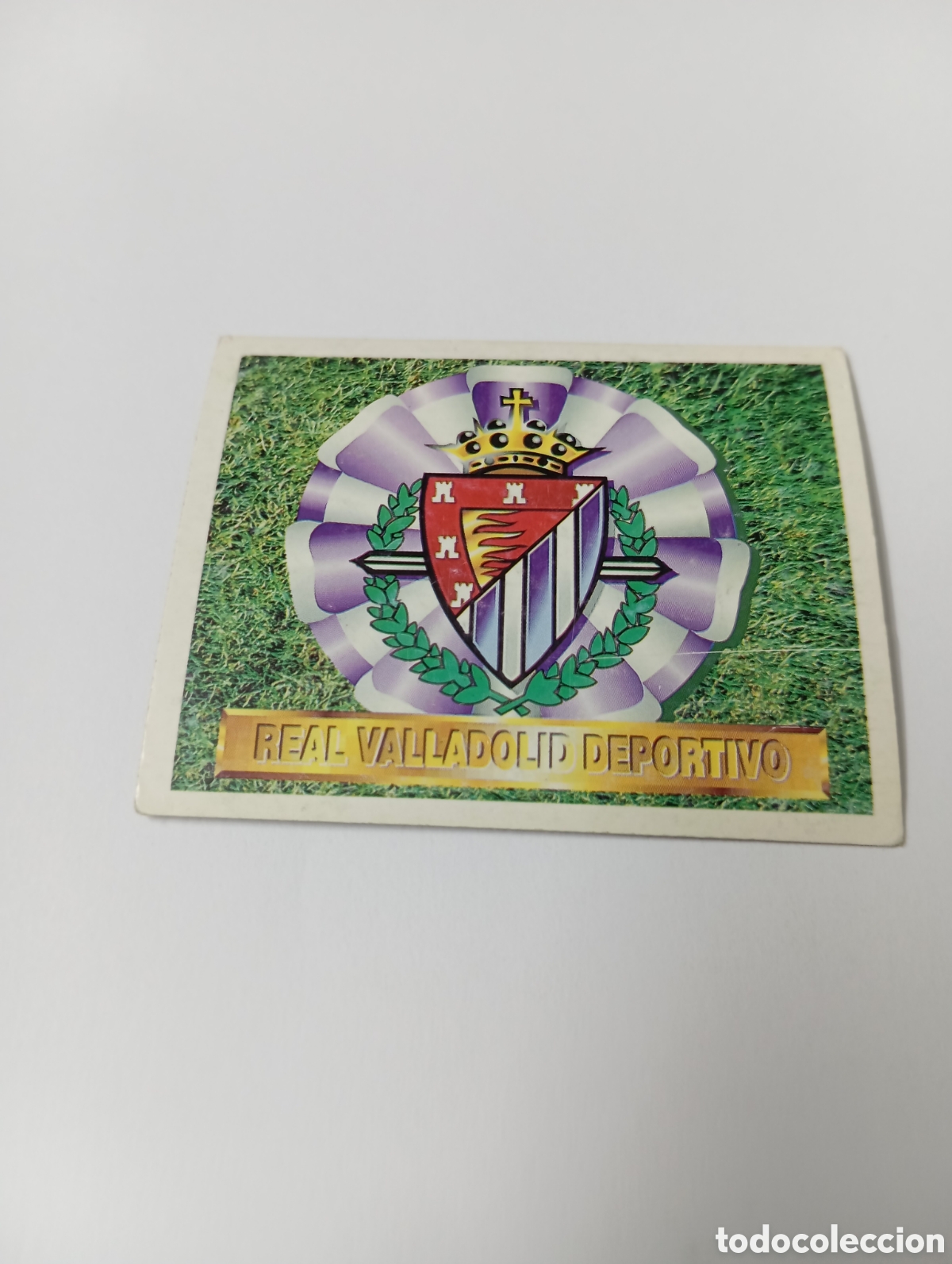 Cromos de F&uacute;tbol: ESCUDO Valladolid Liga Este 1994 1995 NUEVO SIN PEGAR PANINI 94 95