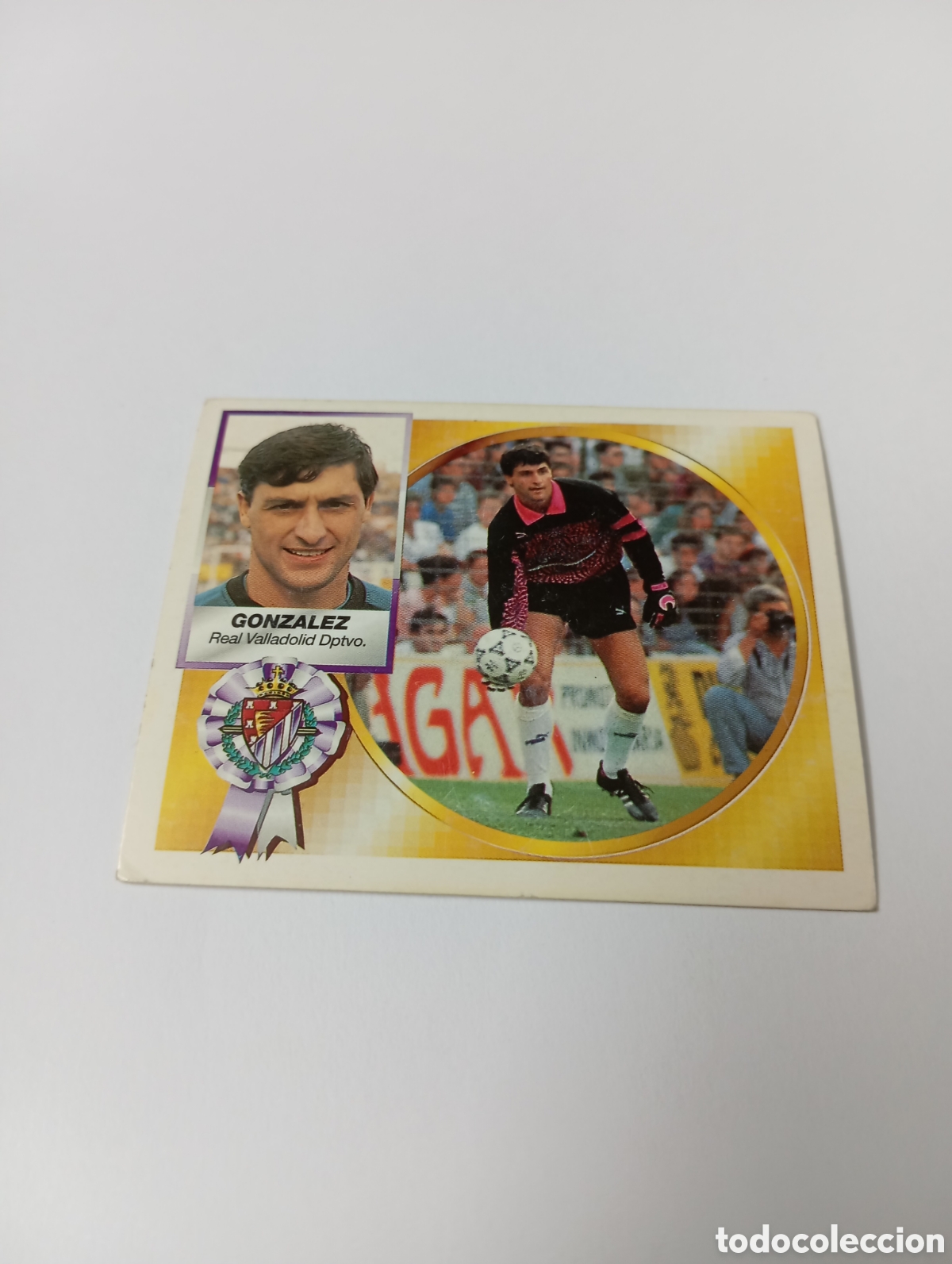 Cromos de F&uacute;tbol: GONZALEZ Valladolid Liga Este 1994 1995 NUEVO SIN PEGAR PANINI 94 95