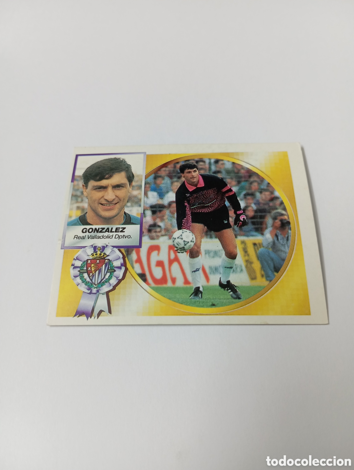 Cromos de F&uacute;tbol: GONZALEZ Valladolid Liga Este 1994 1995 NUEVO SIN PEGAR PANINI 94 95