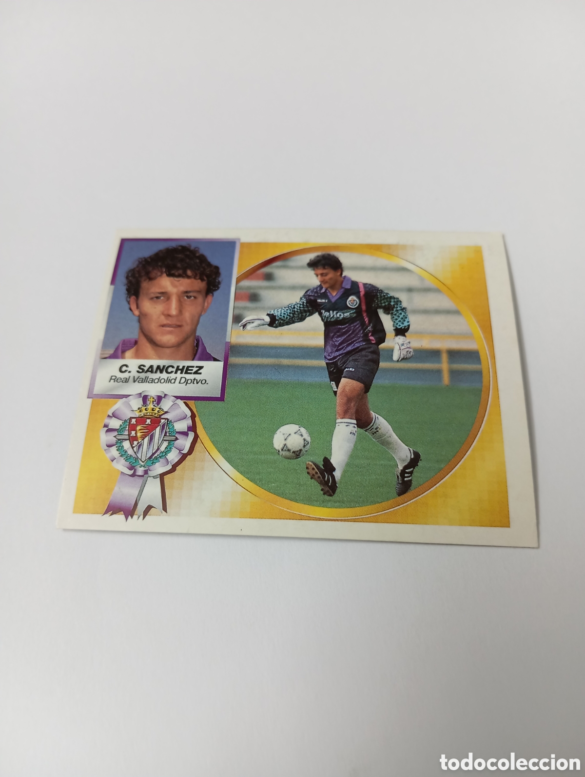 Cromos de F&uacute;tbol: C&Eacute;SAR S&Aacute;NCHEZ Valladolid Liga Este 1994 1995 NUEVO SIN PEGAR PANINI 94 95
