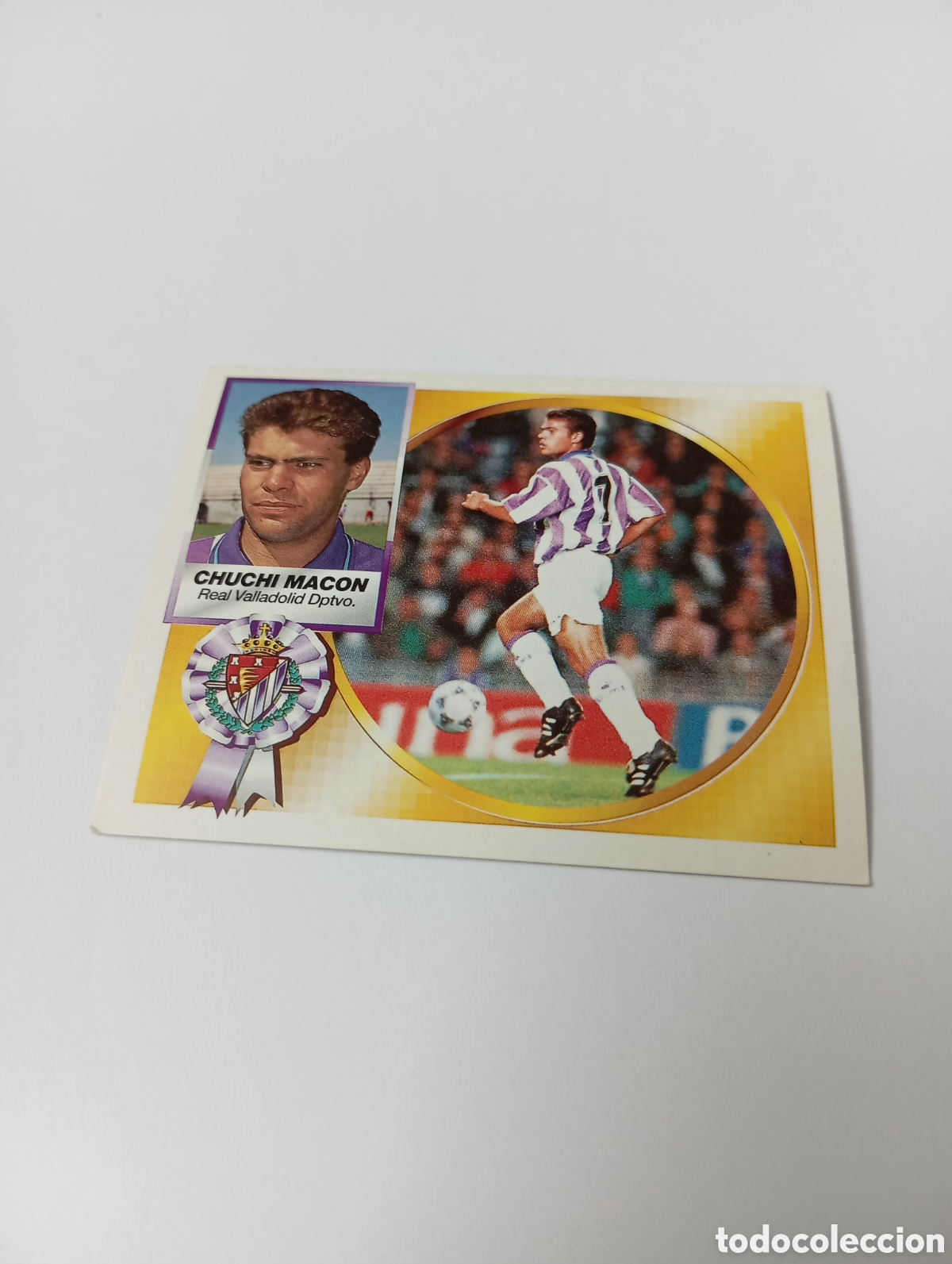 Cromos de F&uacute;tbol: CHUCHI MACON Valladolid Liga Este 1994 1995 NUEVO SIN PEGAR PANINI 94 95