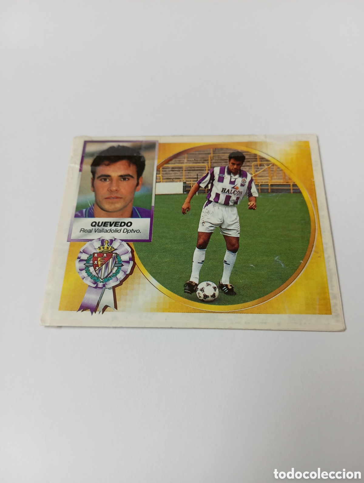 Cromos de F&uacute;tbol: QUEVEDO COLOCA Valladolid Liga Este 1994 1995 NUEVO SIN PEGAR PANINI 94 95