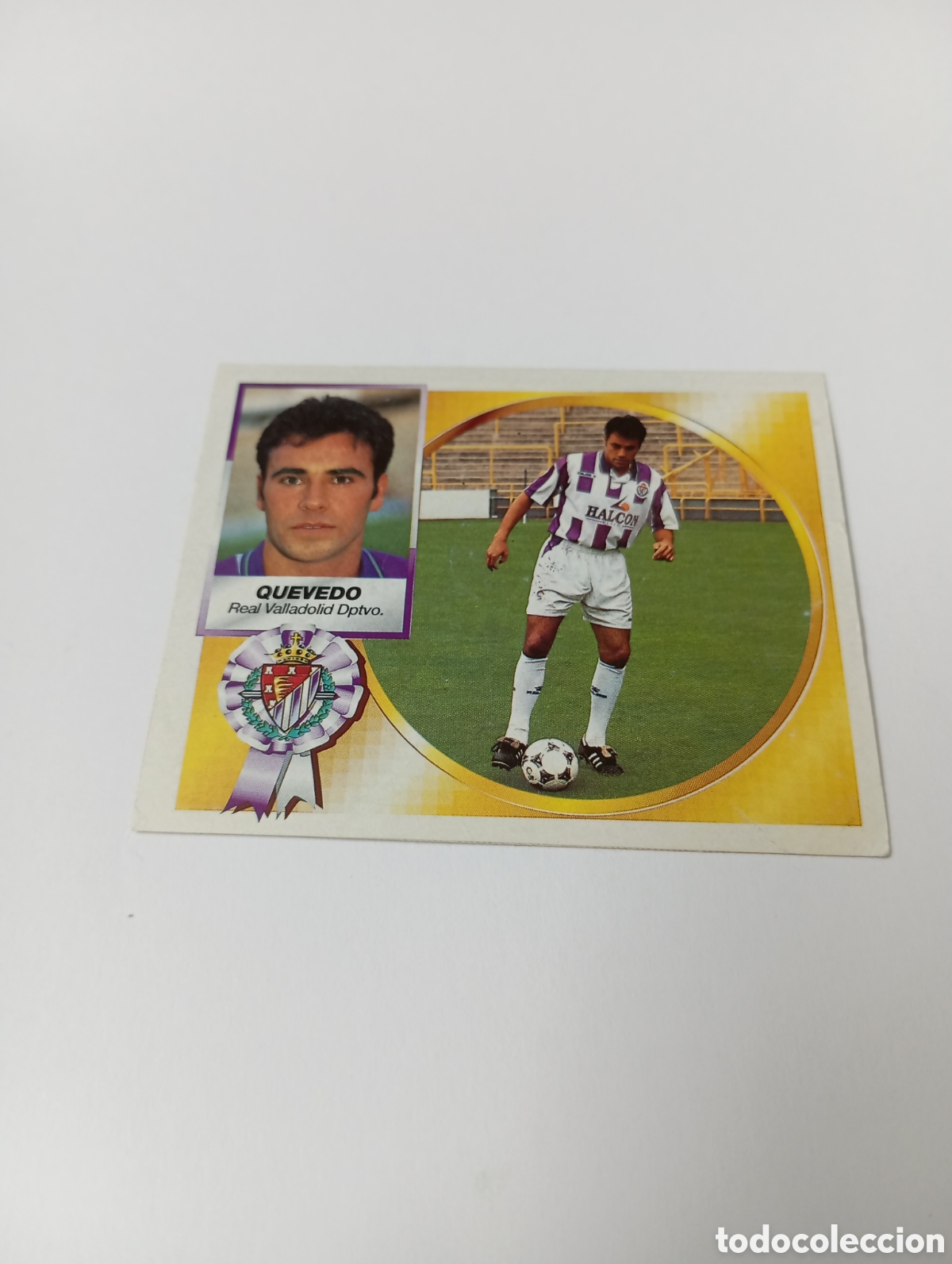 Cromos de F&uacute;tbol: QUEVEDO COLOCA Valladolid Liga Este 1994 1995 Recuperado PANINI 94 95