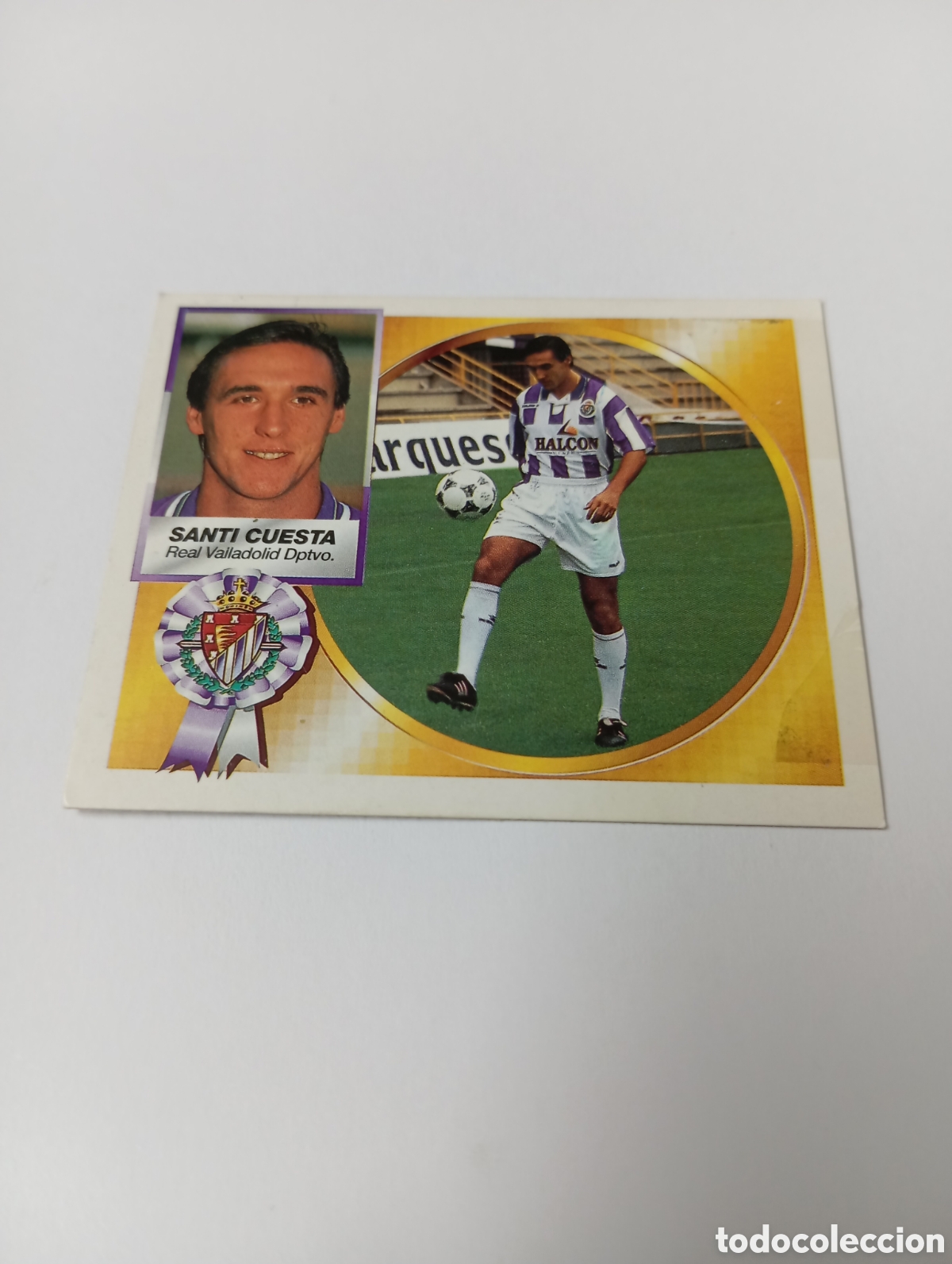 Cromos de F&uacute;tbol: SANTI CUESTA COLOCA Valladolid Liga Este 1994 1995 NUEVO SIN PEGAR PANINI 94 95