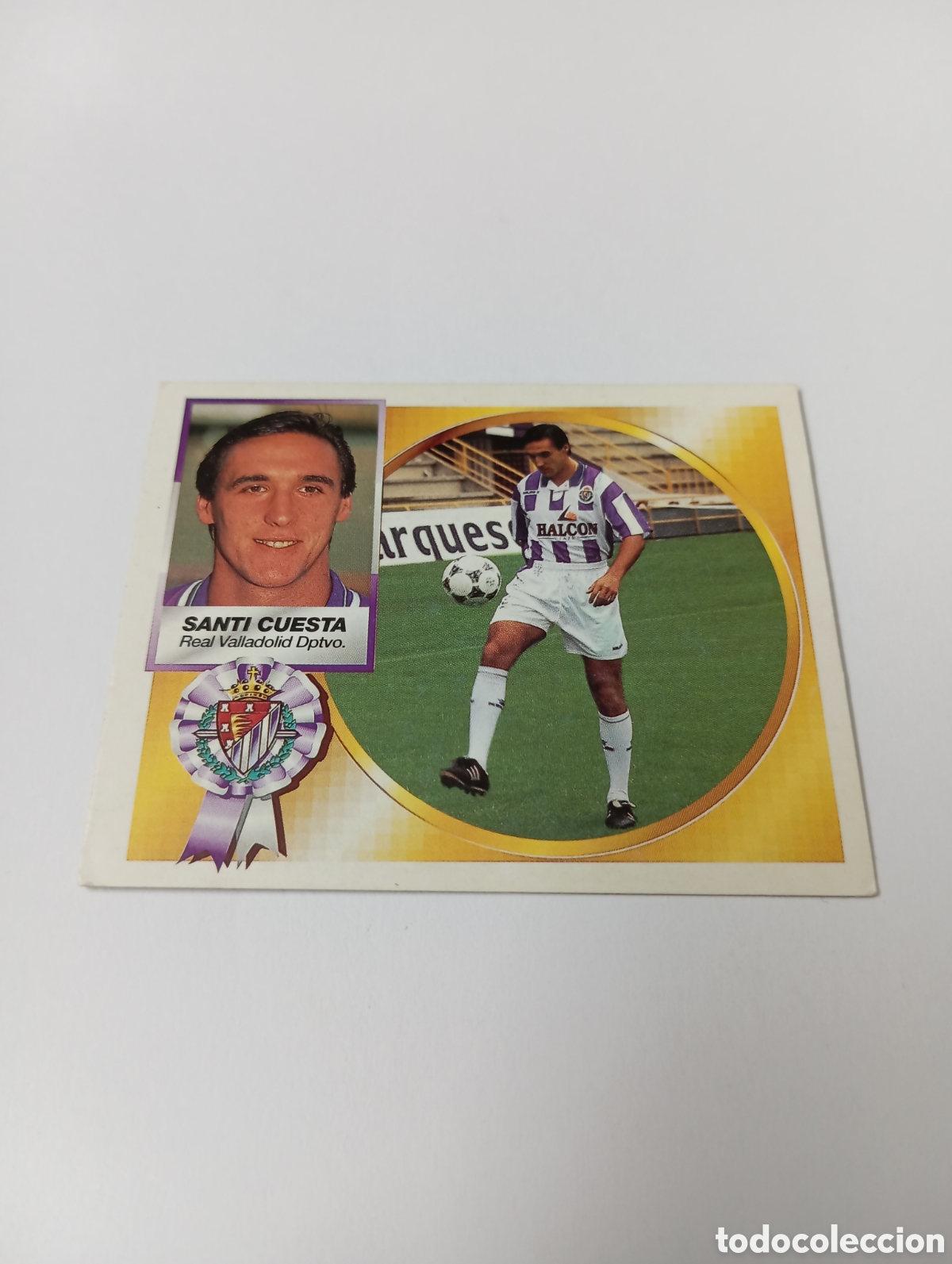 Cromos de F&uacute;tbol: SANTI CUESTA COLOCA Valladolid Liga Este 1994 1995 NUEVO SIN PEGAR PANINI 94 95