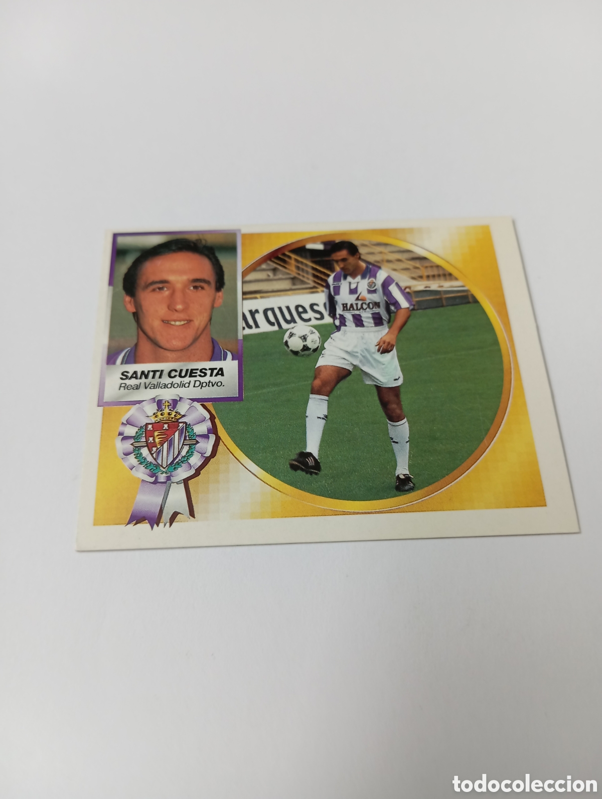 Cromos de F&uacute;tbol: SANTI CUESTA COLOCA Valladolid Liga Este 1994 1995 NUEVO SIN PEGAR PANINI 94 95