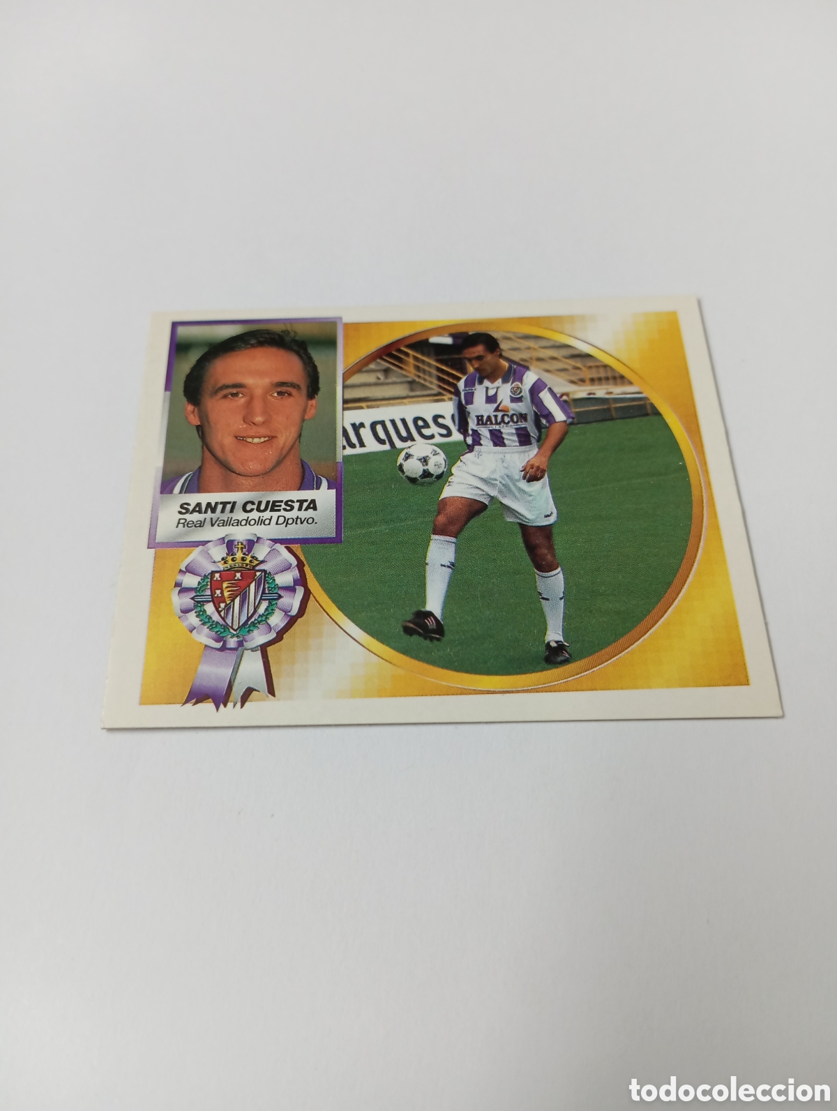Cromos de F&uacute;tbol: SANTI CUESTA COLOCA Valladolid Liga Este 1994 1995 NUEVO SIN PEGAR PANINI 94 95
