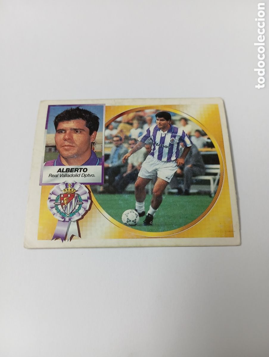 Cromos de F&uacute;tbol: ALBERTO Valladolid Liga Este 1994 1995 NUEVO SIN PEGAR PANINI 94 95