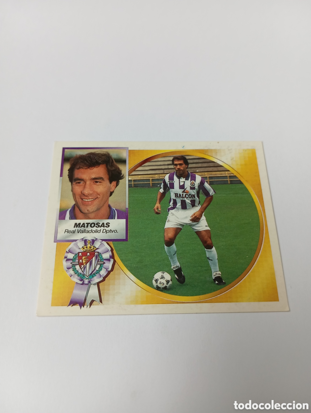 Cromos de F&uacute;tbol: MATOSAS Valladolid Liga Este 1994 1995 NUEVO SIN PEGAR PANINI 94 95