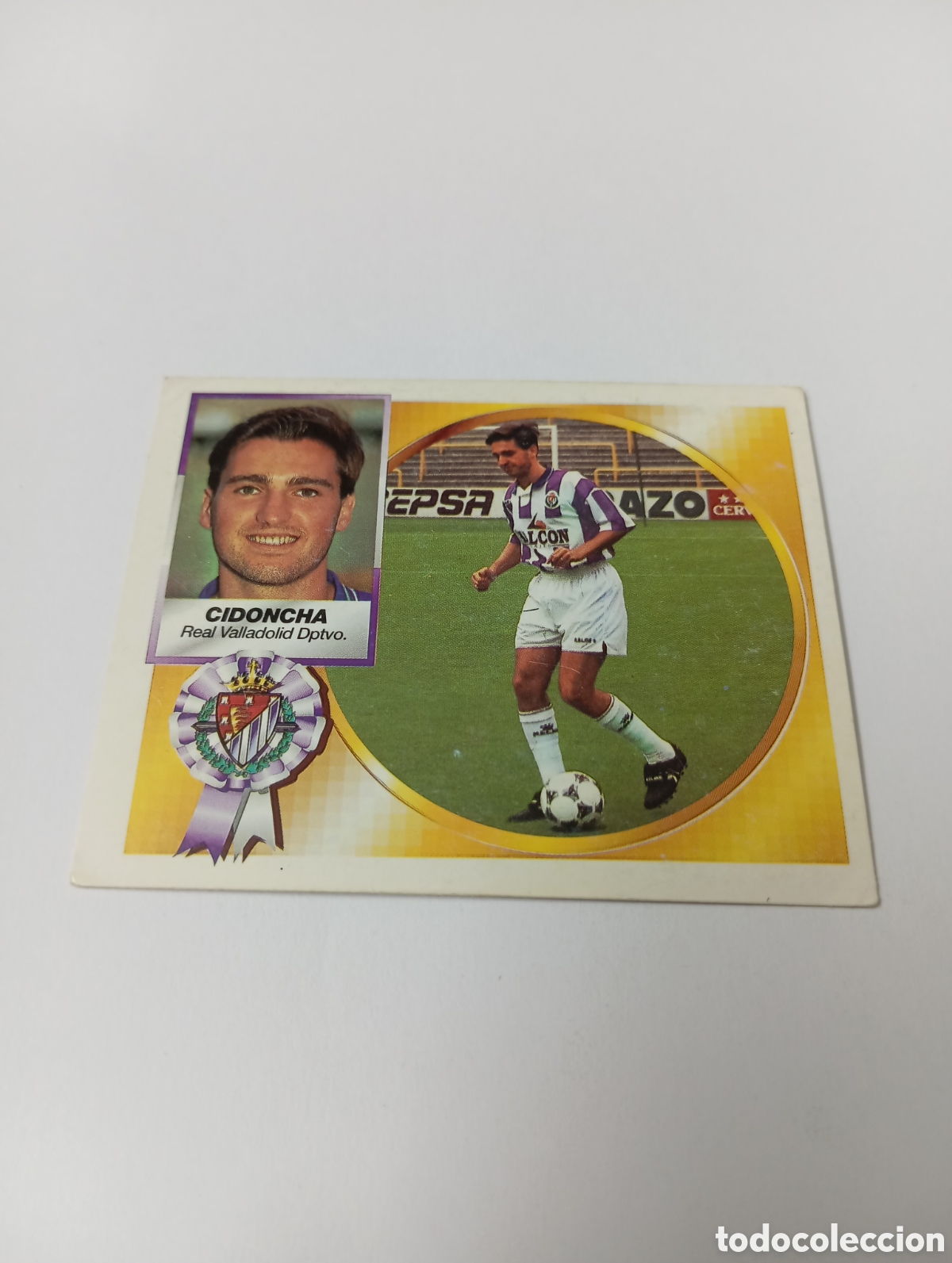 Cromos de F&uacute;tbol: CIDONCHA COLOCA Valladolid Liga Este 1994 1995 NUEVO SIN PEGAR PANINI 94 95