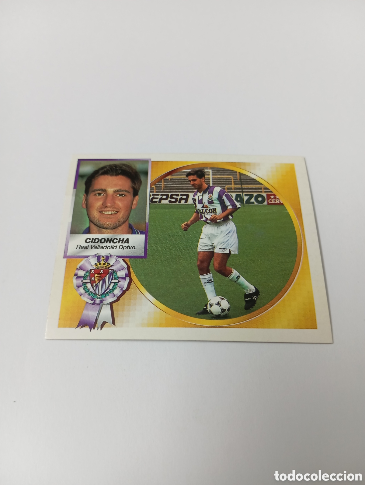 Cromos de F&uacute;tbol: CIDONCHA COLOCA Valladolid Liga Este 1994 1995 NUEVO SIN PEGAR PANINI 94 95