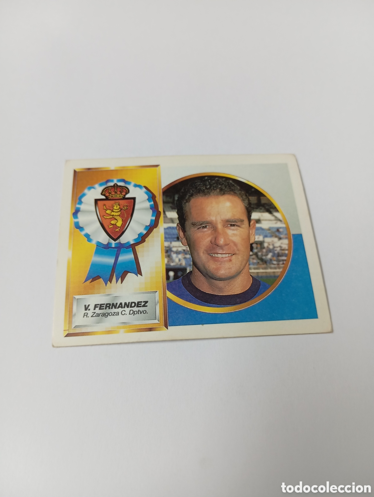 Cromos de F&uacute;tbol: ENTRENADOR V&Iacute;CTOR FERN&Aacute;NDEZ Zaragoza Liga Este 1994 1995 NUEVO SIN PEGAR PANINI 94 95